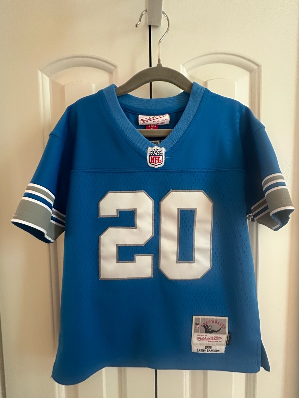 Detroit Lions Sanders Throwback Jersey